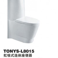 TONYS-L8015陶瓷连体马桶 虹吸式座便器  佛山连体座便器