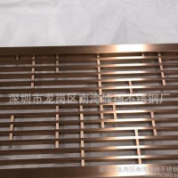 拉丝古铜不锈钢管制屏风价格 中间管规格10*10 边框规格4