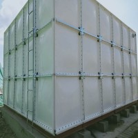 定制玻璃钢水箱 消防水箱储水槽组装水箱玻璃钢水箱 板楼顶水箱   德州 顺征